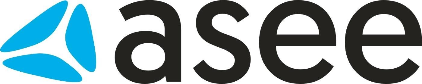 The representation of the trademark asee