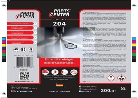 Paraqitja e markës PARTS CENTER