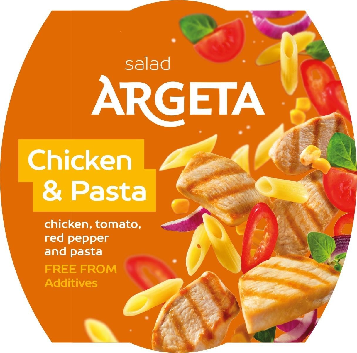La riproduzione del marchio ARGETA CHICKEN & PASTA