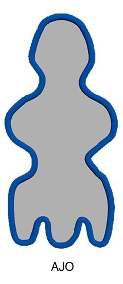 The representation of the trademark AJO
