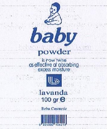 Paraqitja e markës baby powder