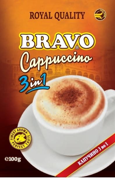 Paraqitja e markës BRAVO CAPPUCCINO
