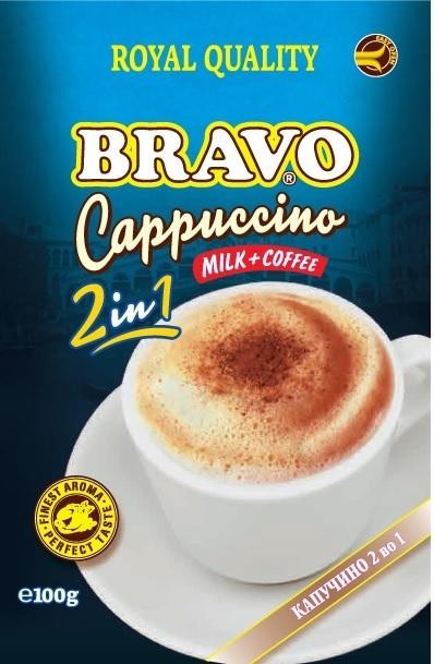 Paraqitja e markës BRAVO CAPPUCCINO