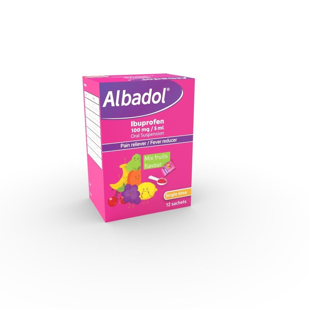 Paraqitja e markës Albadol 100mg/5ml