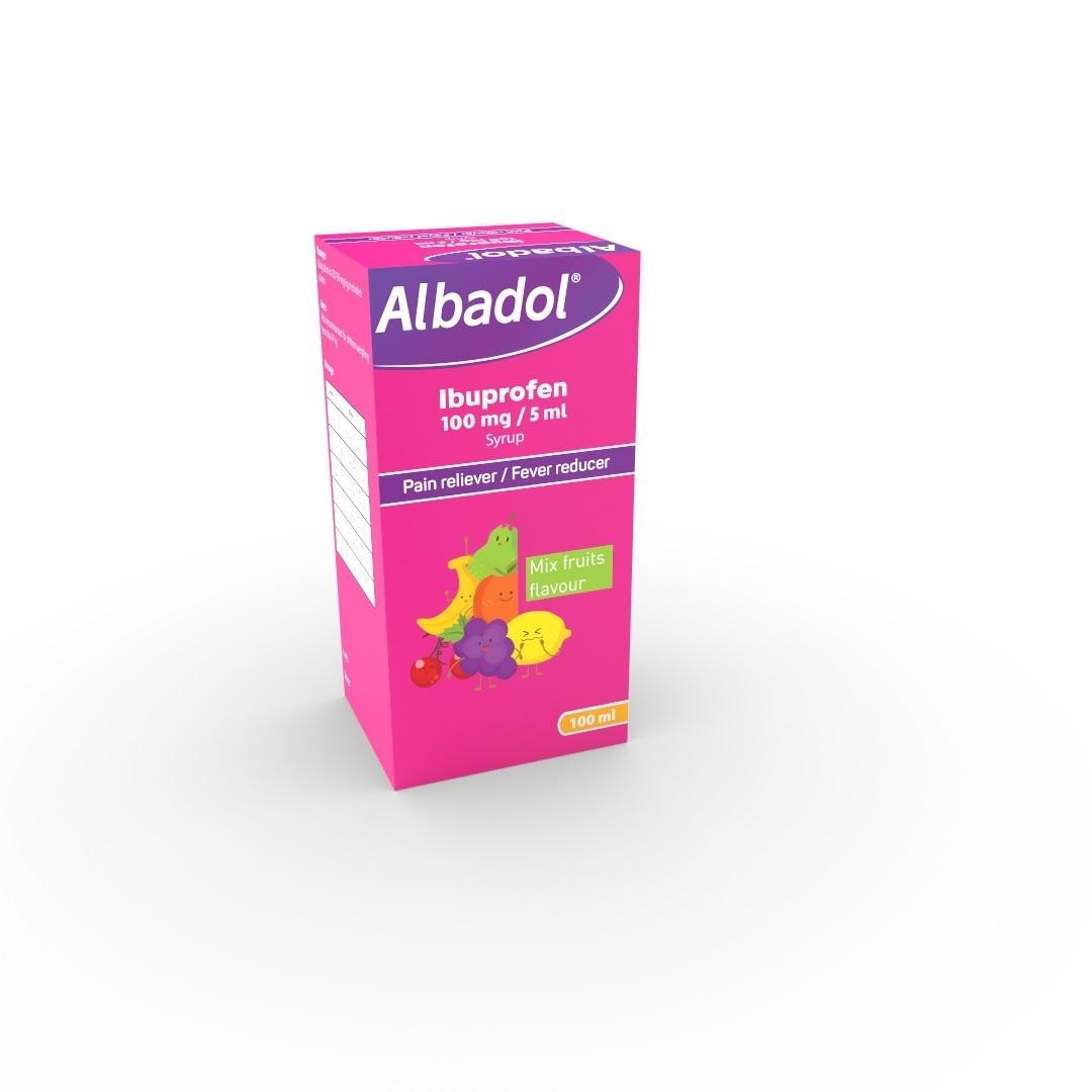 Paraqitja e markës Albadol 100mg /5ml