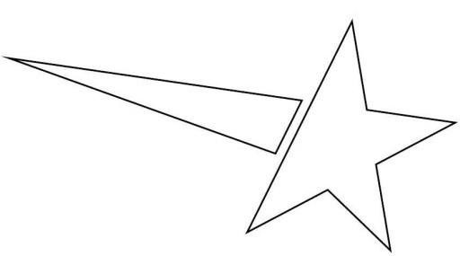 Paraqitja e markës STAR WITH EXTENDED TIP