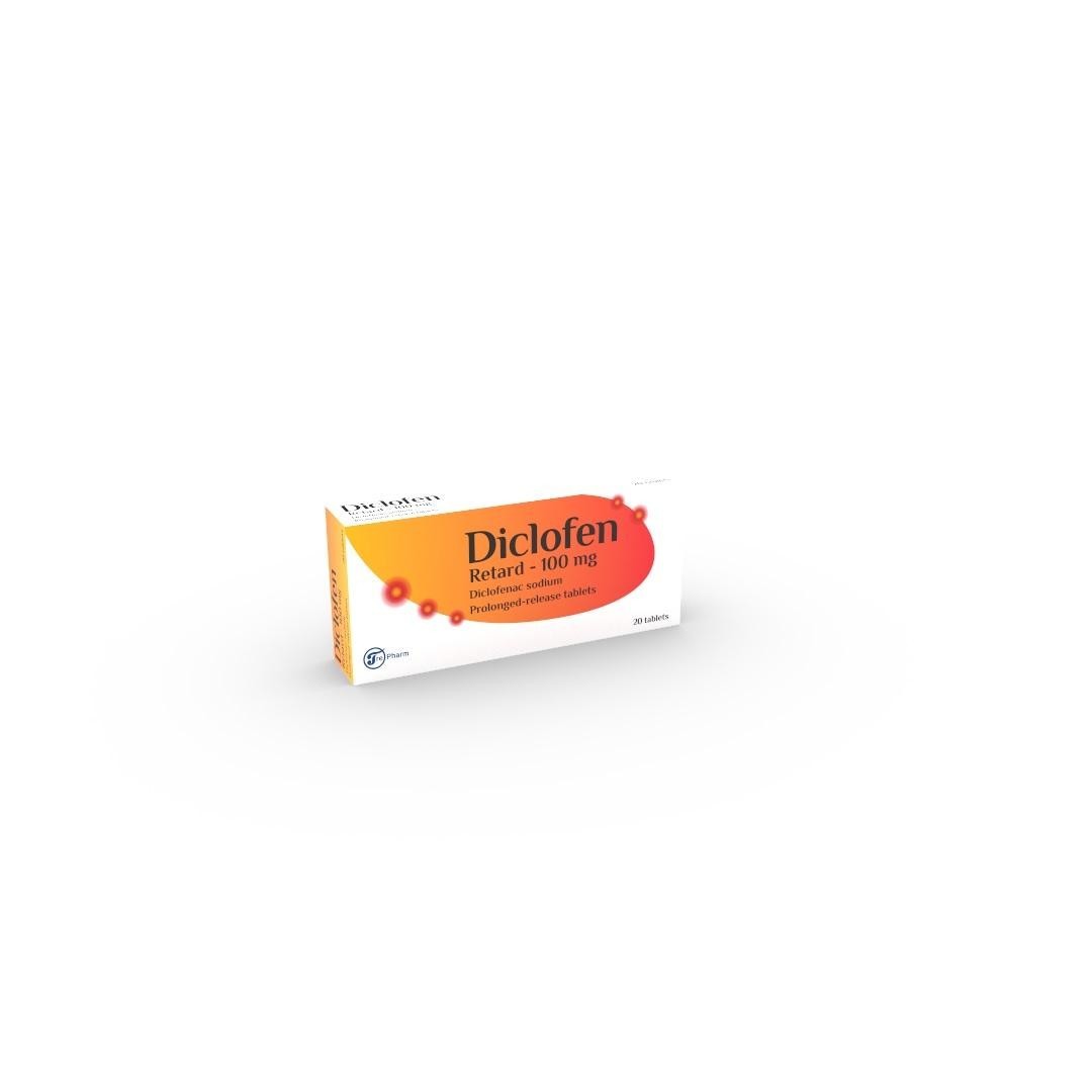 Paraqitja e markës Diclofen 100mg