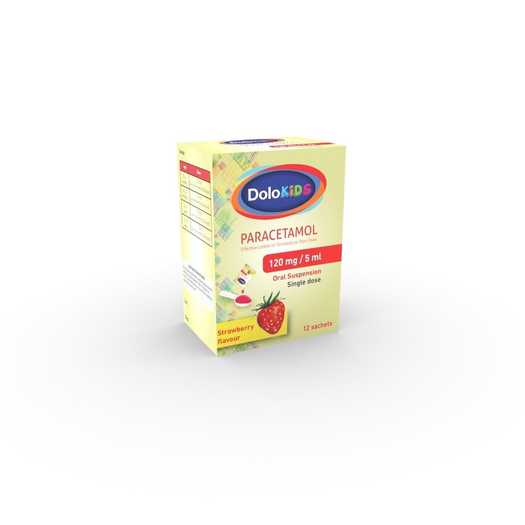 Paraqitja e markës DoloKIDS 120mg/5ml