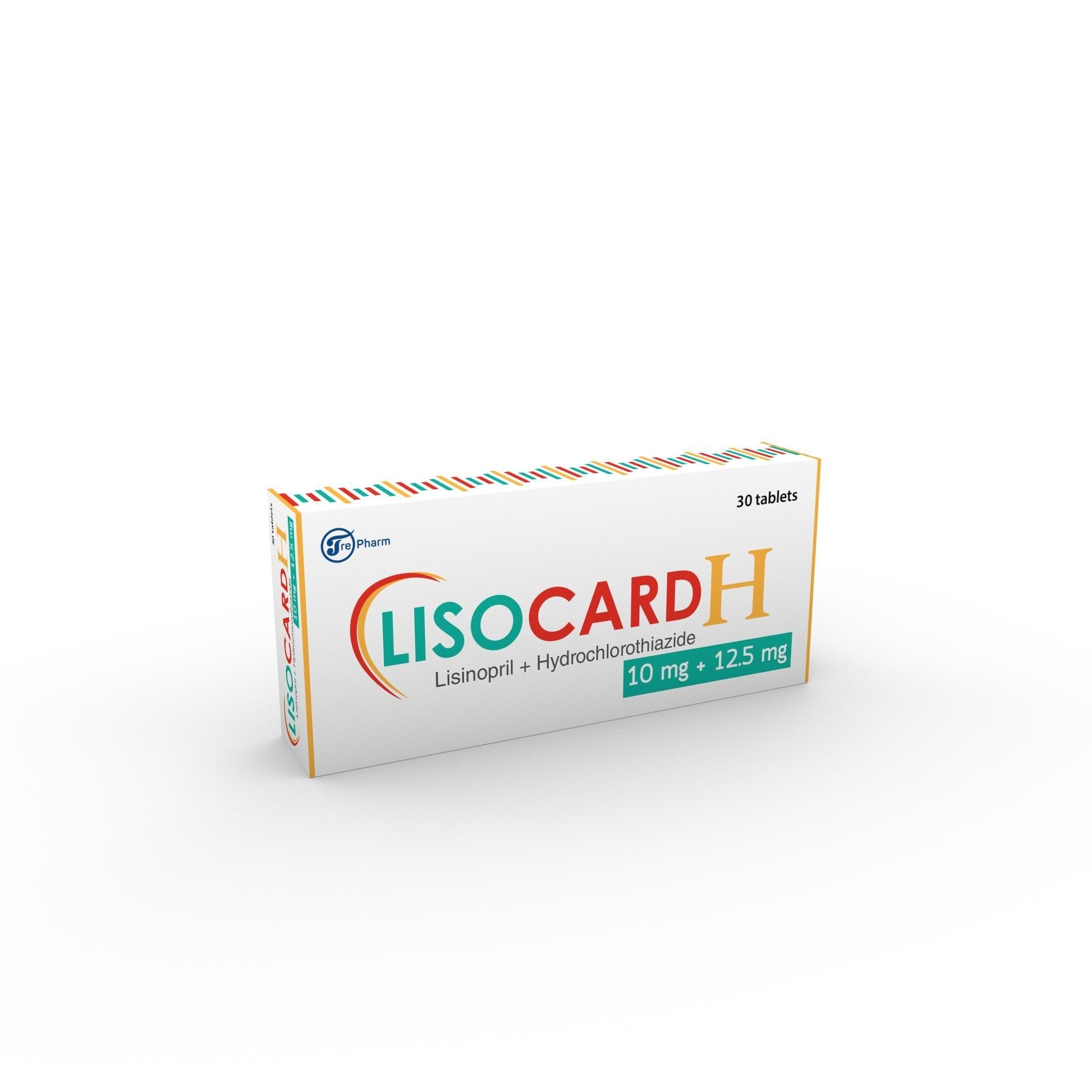 Paraqitja e markës LISOCARD H10mg+125mg