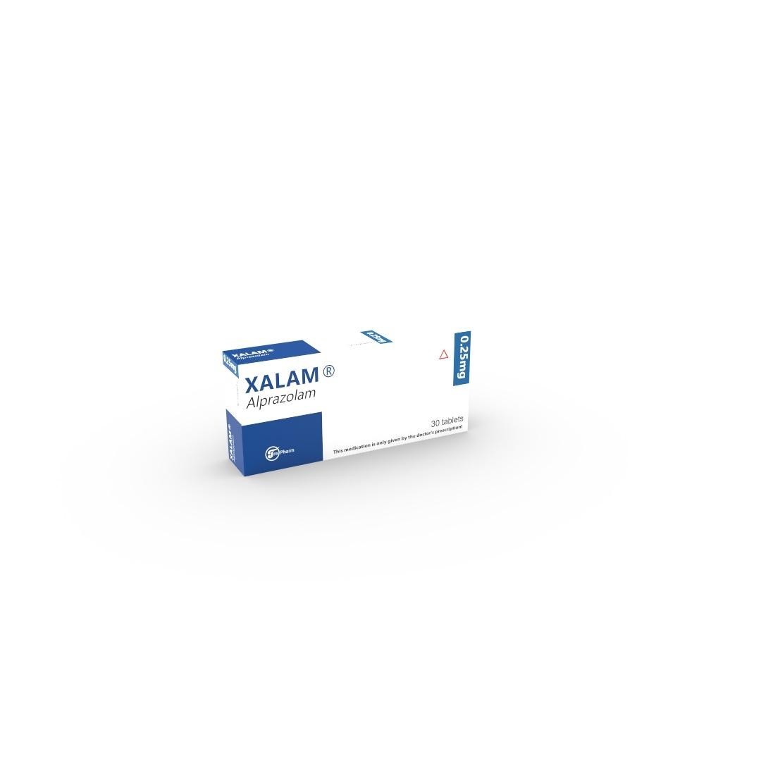 The representation of the trademark XALAM 0.25mg