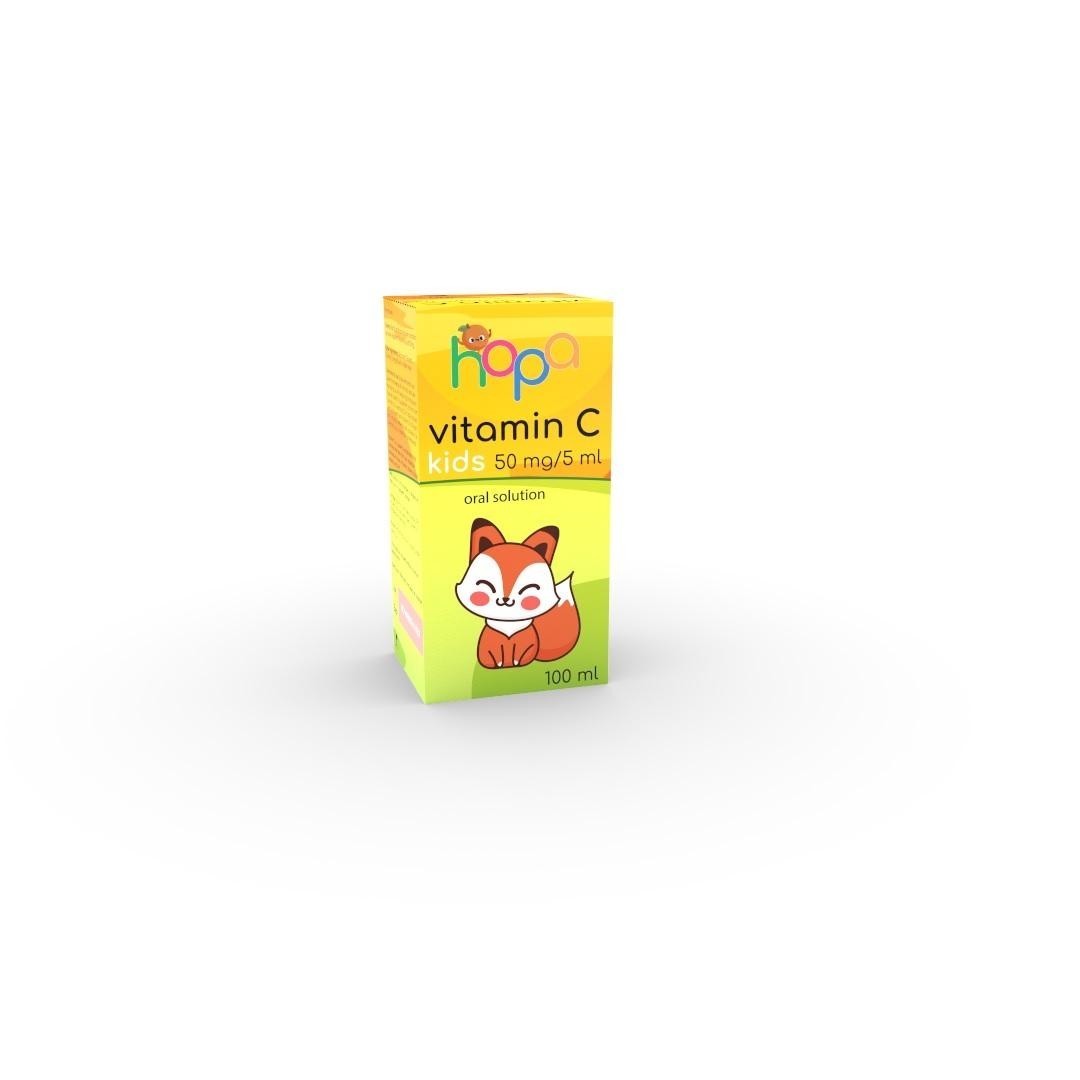 Paraqitja e markës HOPA VITAMIN C Kids 50mg/5ml