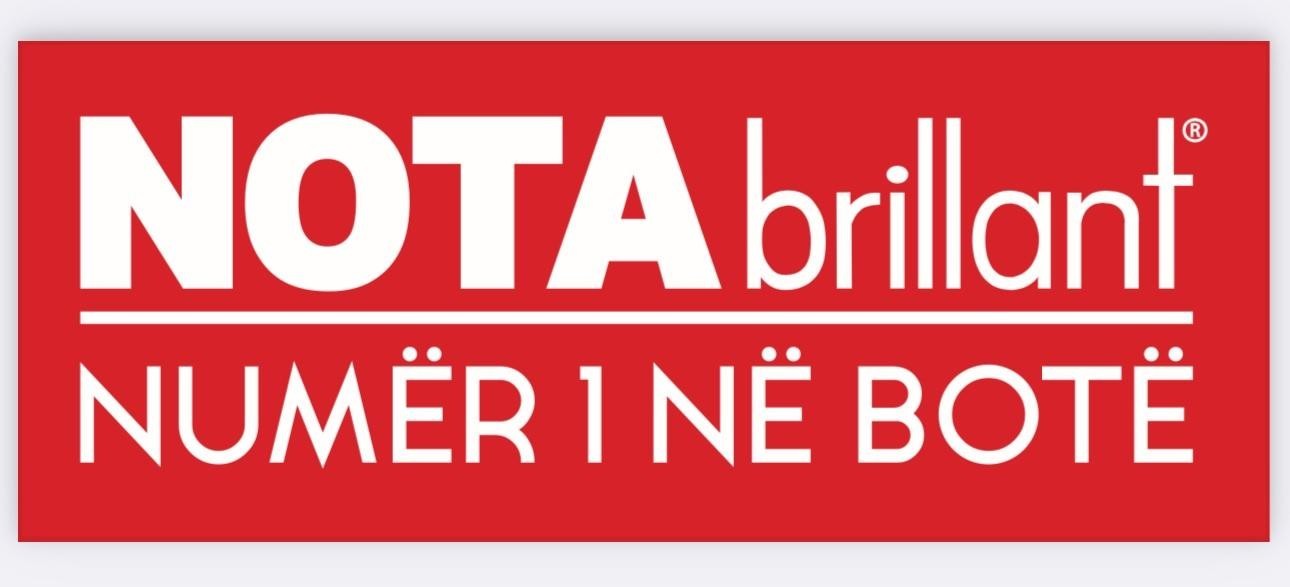 Paraqitja e markës NOTAbrillant NUMER 1 NE BOTE