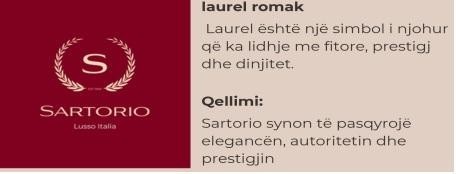 Paraqitja e markës SARTORIO