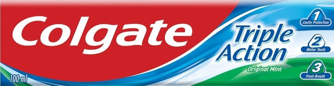 Paraqitja e markës Colgate Triple Action