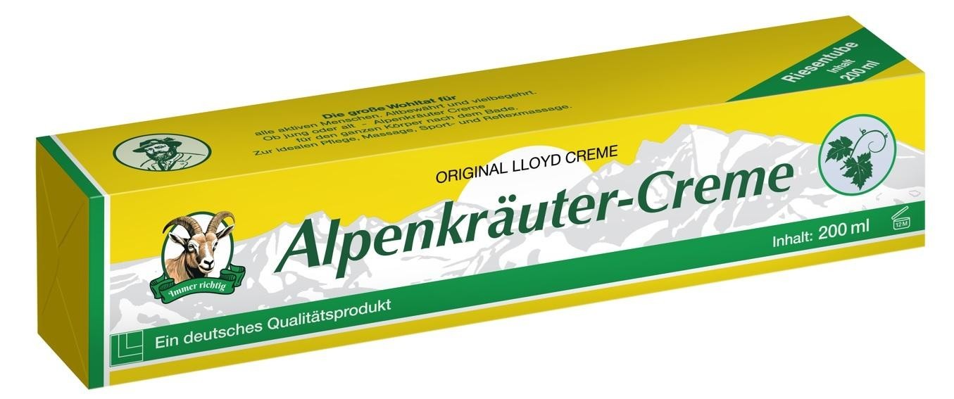 Paraqitja e markës Alpenkrauter - Creme
