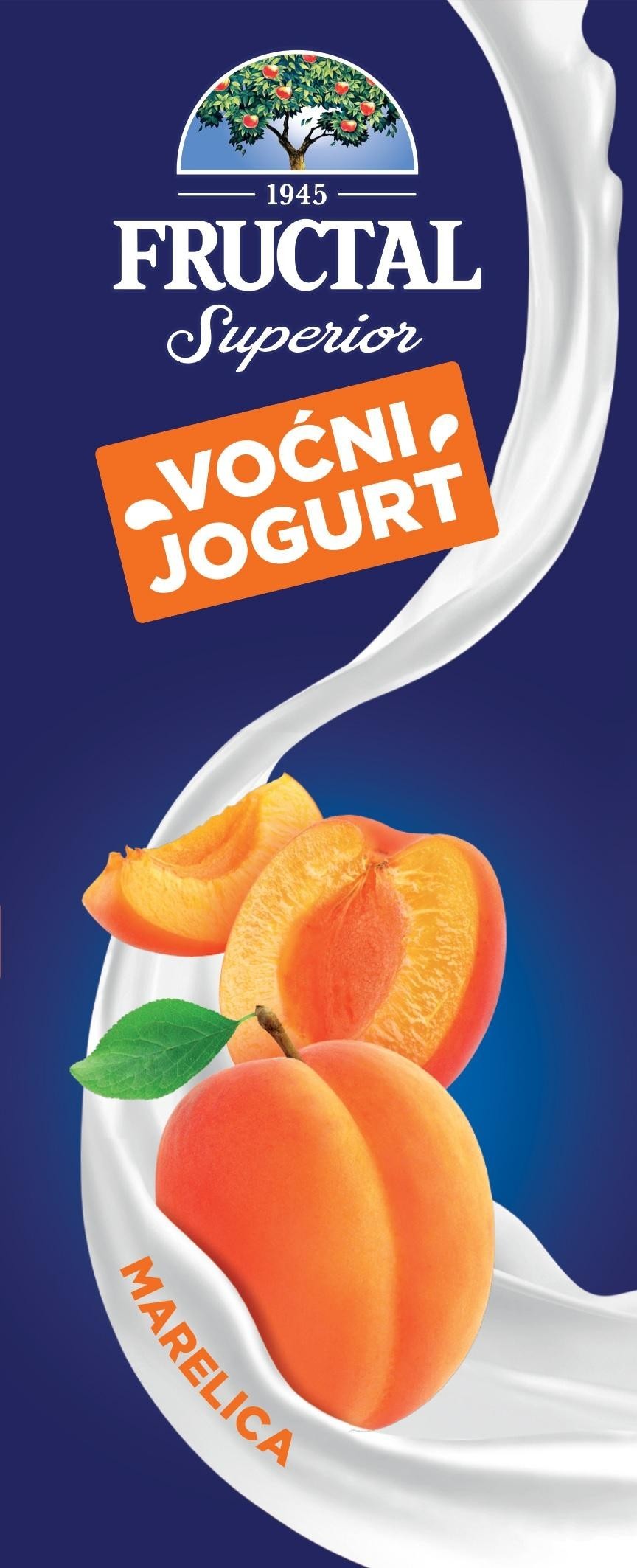 Paraqitja e markës FRUCTAL VOCNI JOGURT MARELICA
