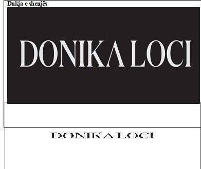 Paraqitja e markës DONIKA LOCI