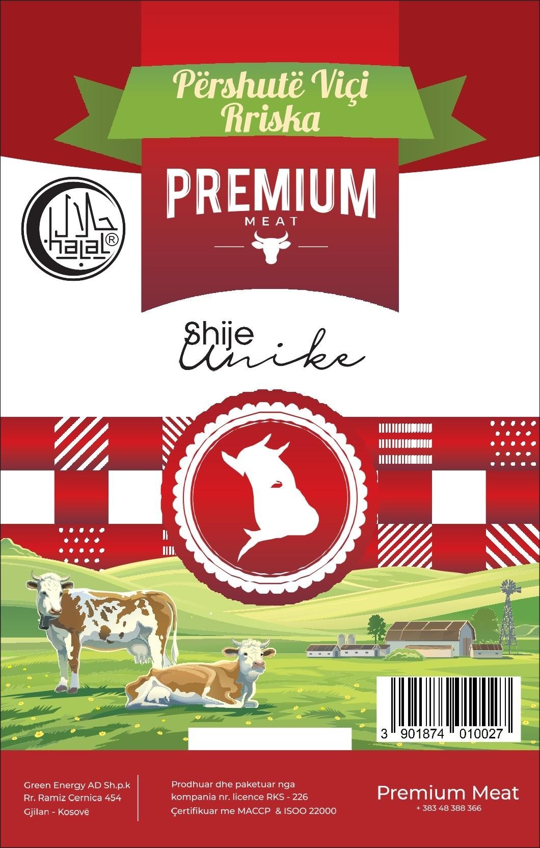 Paraqitja e markës PREMIUM MEAT