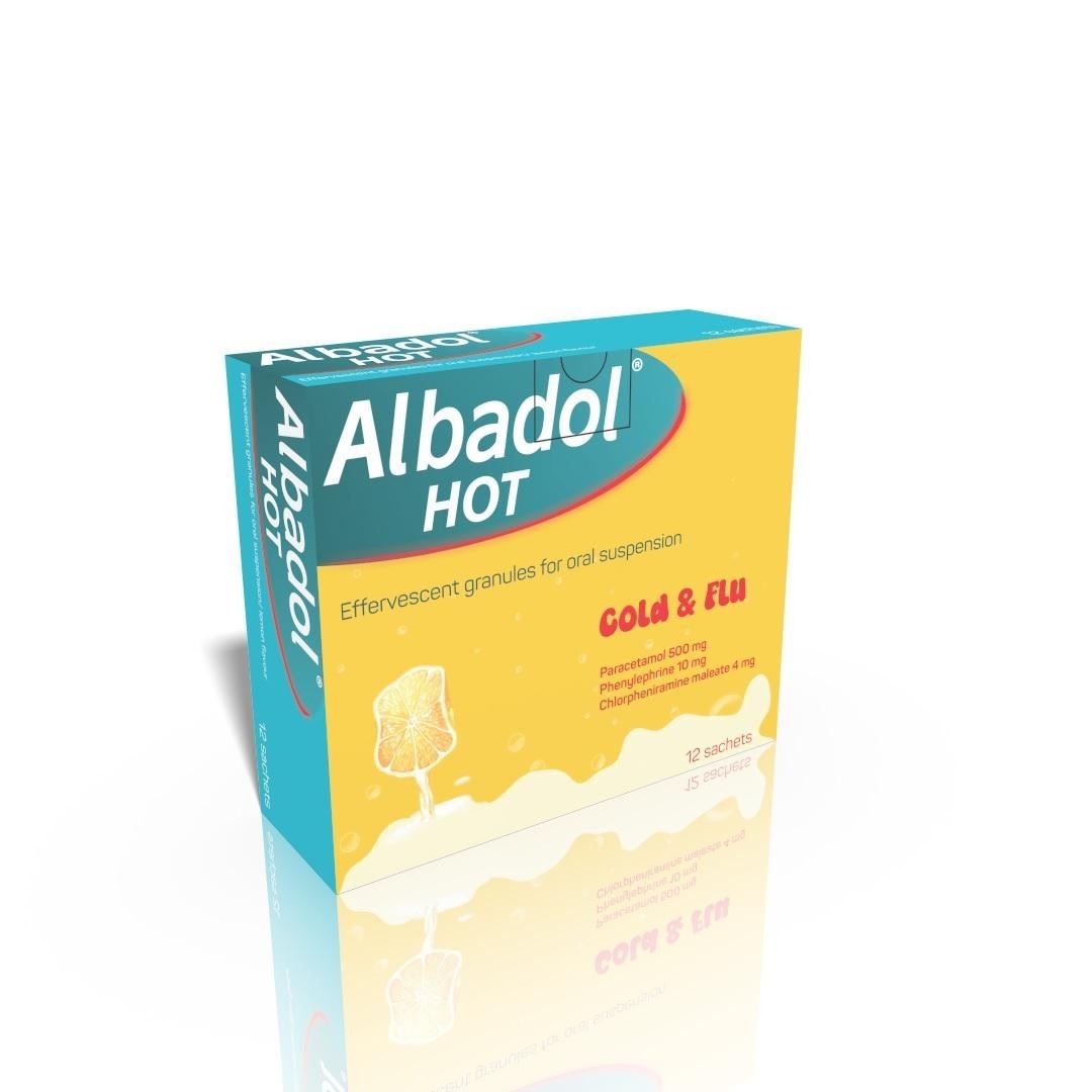 La riproduzione del marchio Albadol HOT