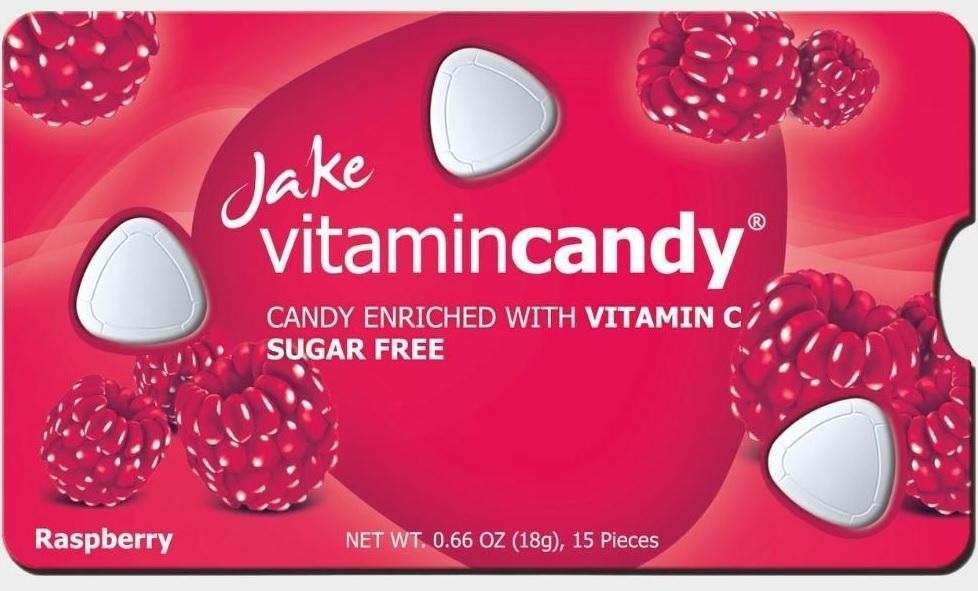 The representation of the trademark vitamincandy rasberry