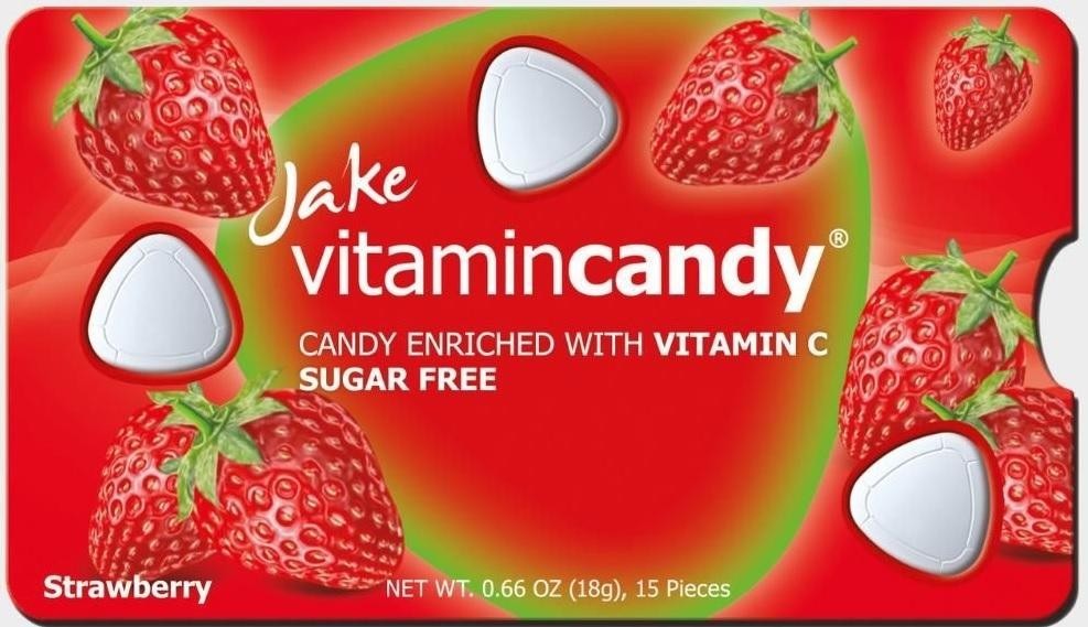 Paraqitja e markës vitamincandy strawberry