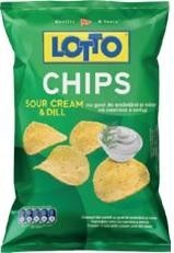 Paraqitja e markës LOTTO CHIPS SOUR CREAM & DILL