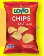 The representation of the trademark LOTTO CHIPS SALT