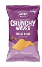 Die Wiedergabe der Marke Jumbo CRUNCHY WAVES SWEET CHILI