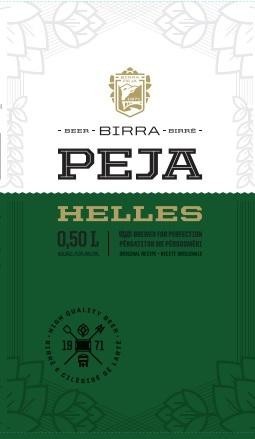 Paraqitja e markës BIRRA PEJA HELLES
