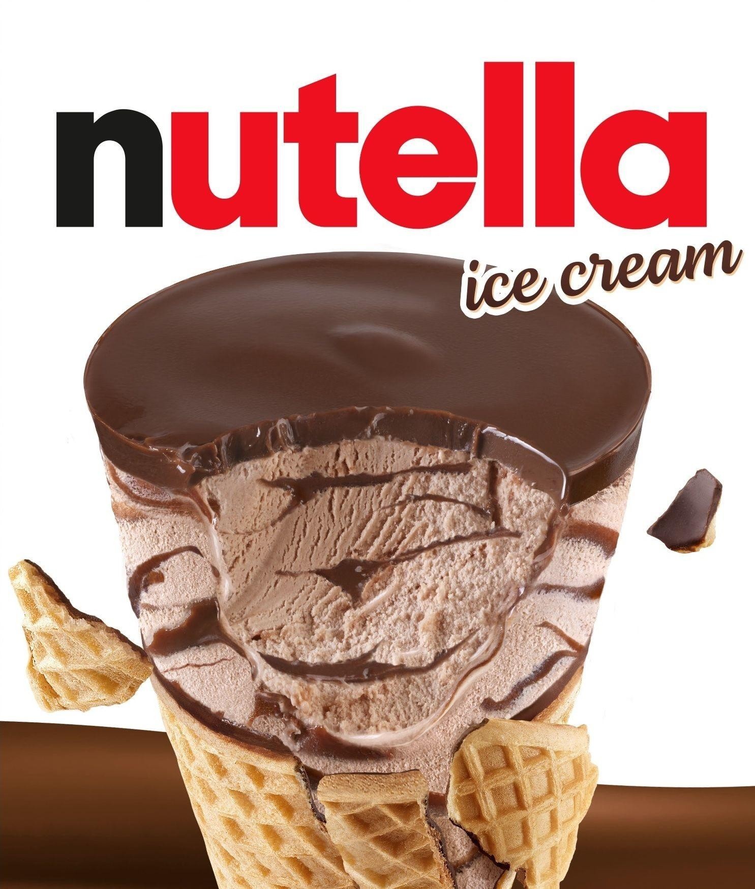 Paraqitja e markës nutella ice cream