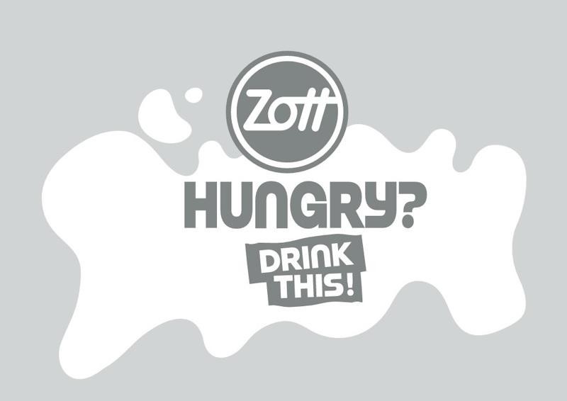 Paraqitja e markës HUNGRY? DRINK THIS!