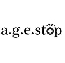 The representation of the trademark a.g.e.stop