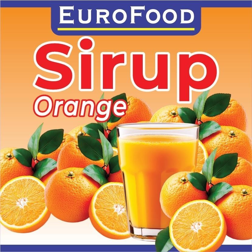 La reproduction de la marque Sirup orange