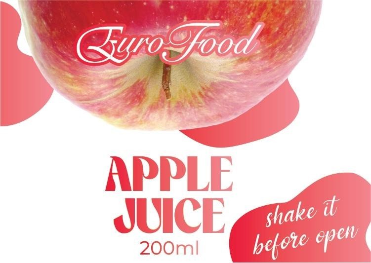 La riproduzione del marchio APPLE JUICE