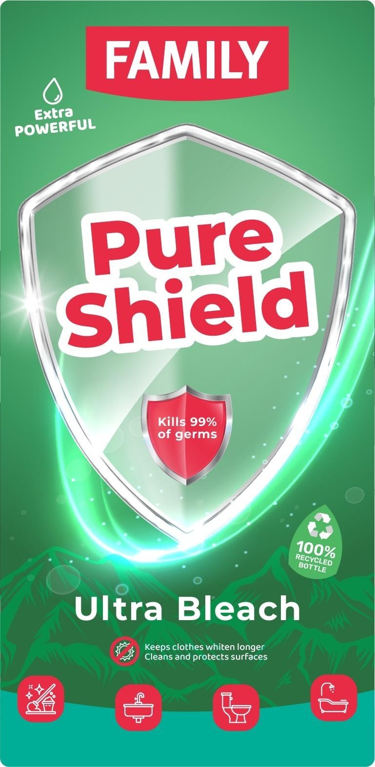 Paraqitja e markës FAMILY Pure Shield