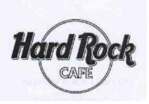 Die Wiedergabe der Marke HARD ROCK KAFE