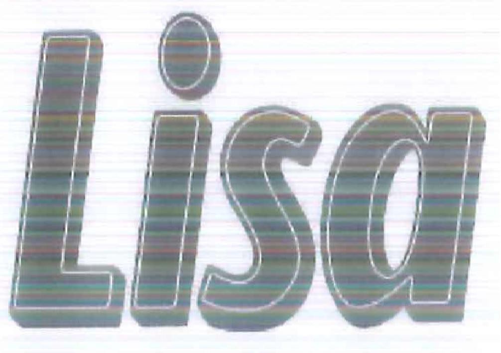 Die Wiedergabe der Marke LISA