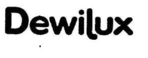 The representation of the trademark DEWILUX