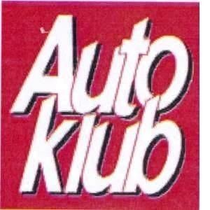 The representation of the trademark AUTO KLUB