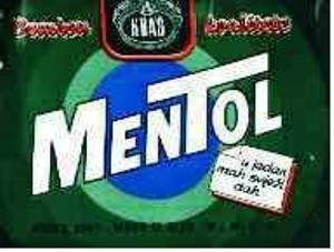 La riproduzione del marchio MENTOL