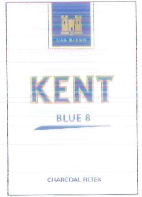 Paraqitja e markës KENT BLUE 8