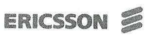 Paraqitja e markës ERICSSON