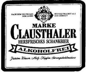Paraqitja e markës MARKE CLAUSTHALER